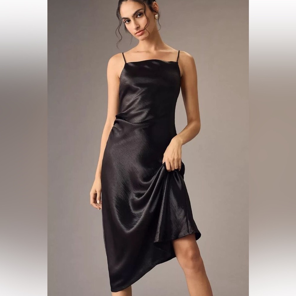 Anthropologie Cowl-Neck Slip Dress | worn once - Picture 4 of 8